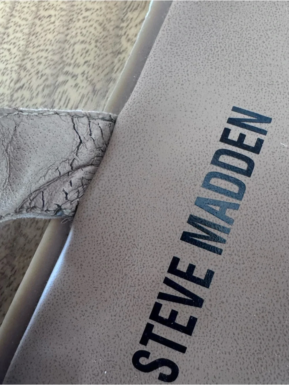 Steve Madden Braided Sparkle Strap Sandals Tan/Nude/Silver. Size Kid’s 11 - Picture 11 of 13